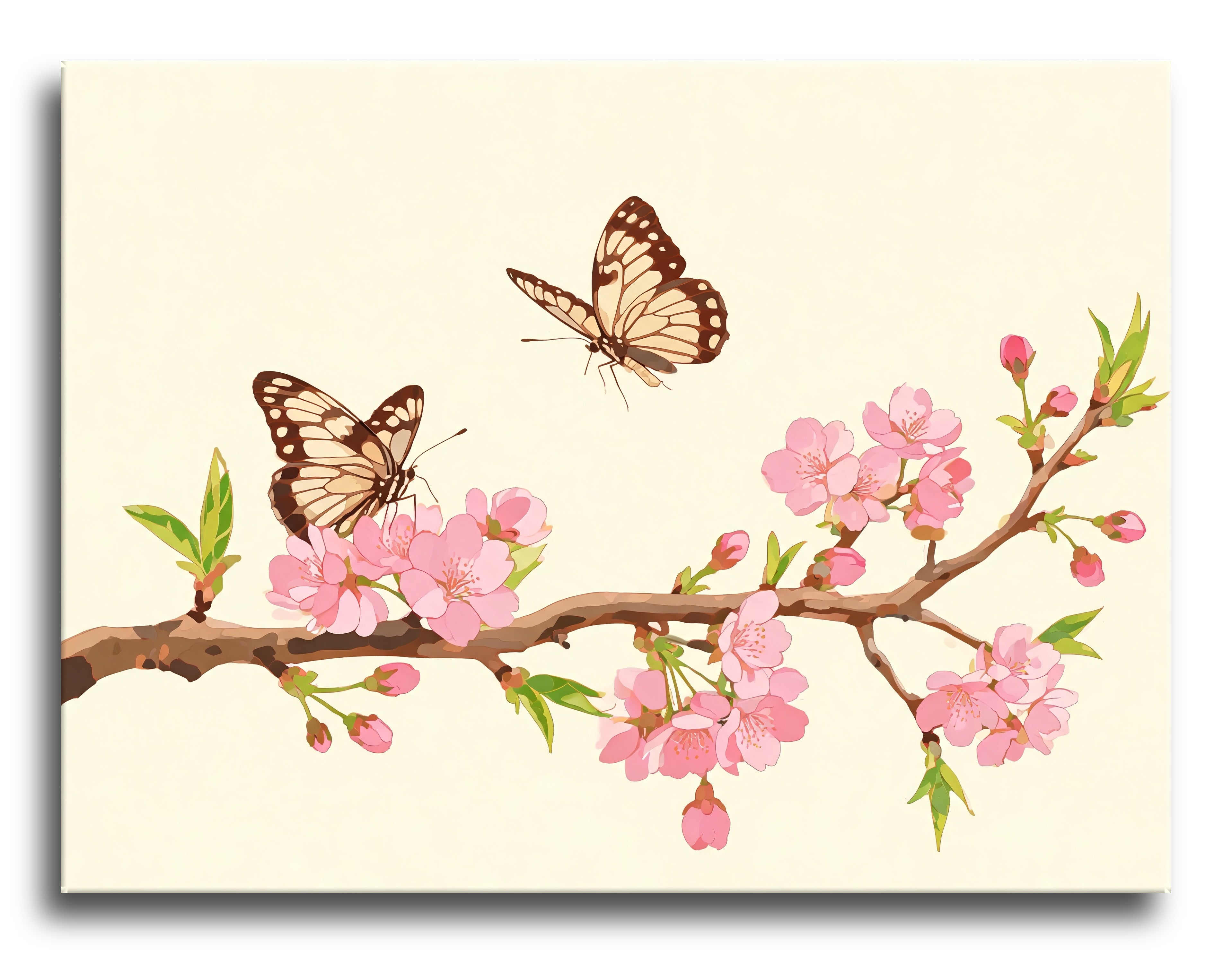 Blossom Butterfly Pair - Escape by Numbers