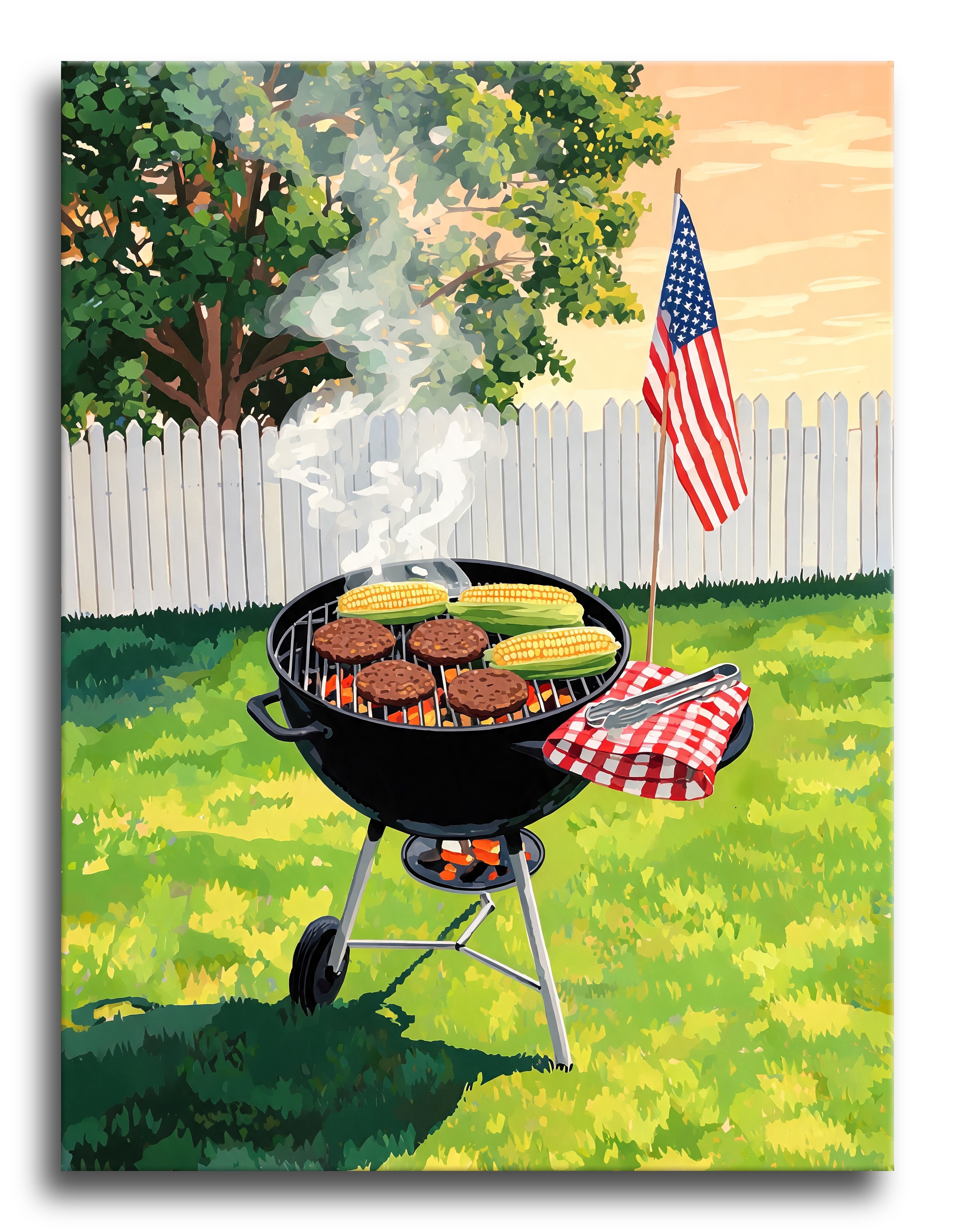 Backyard Cookout Grill - Escape by Numbers