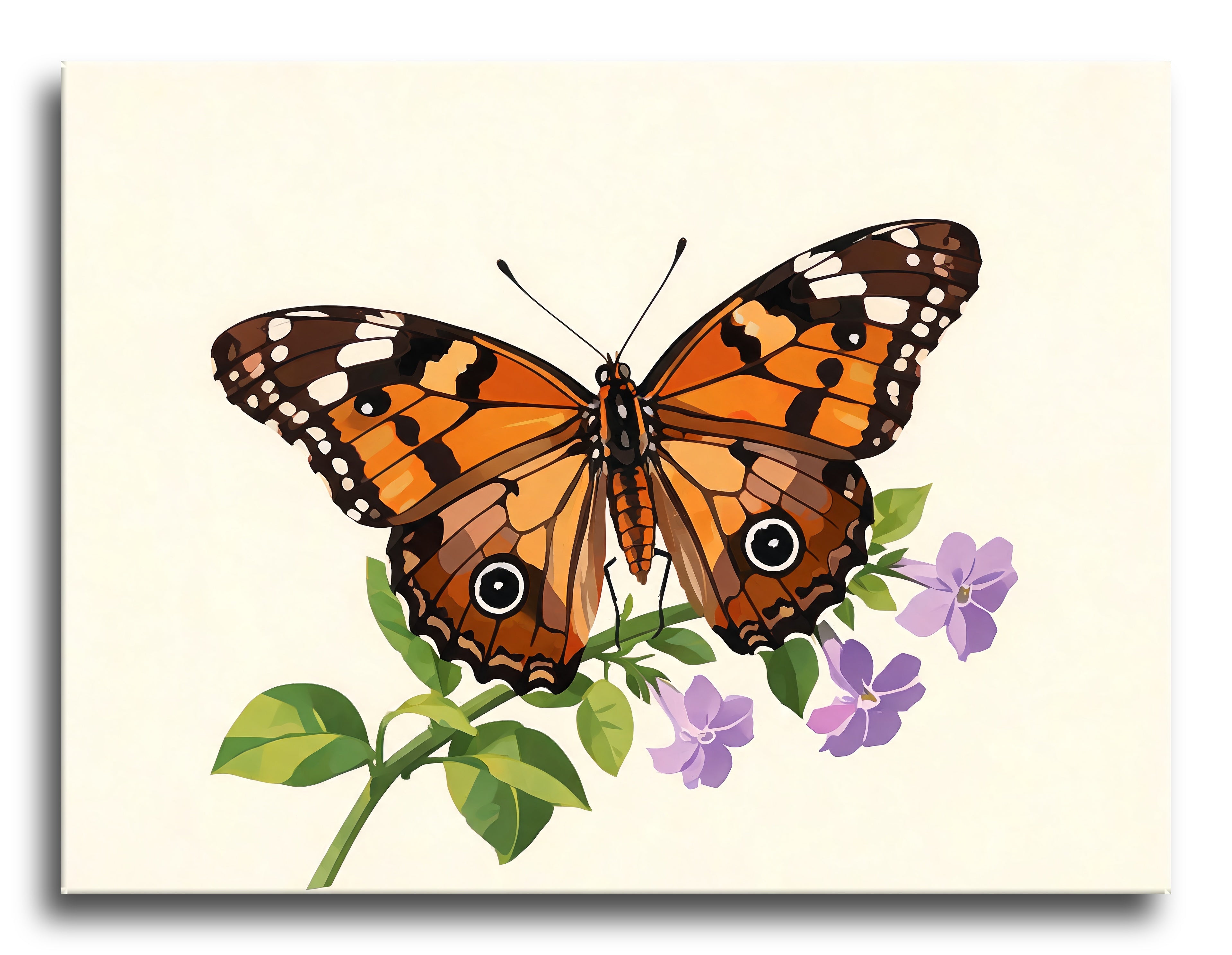 Painted Lady Sprig - Escape by Numbers