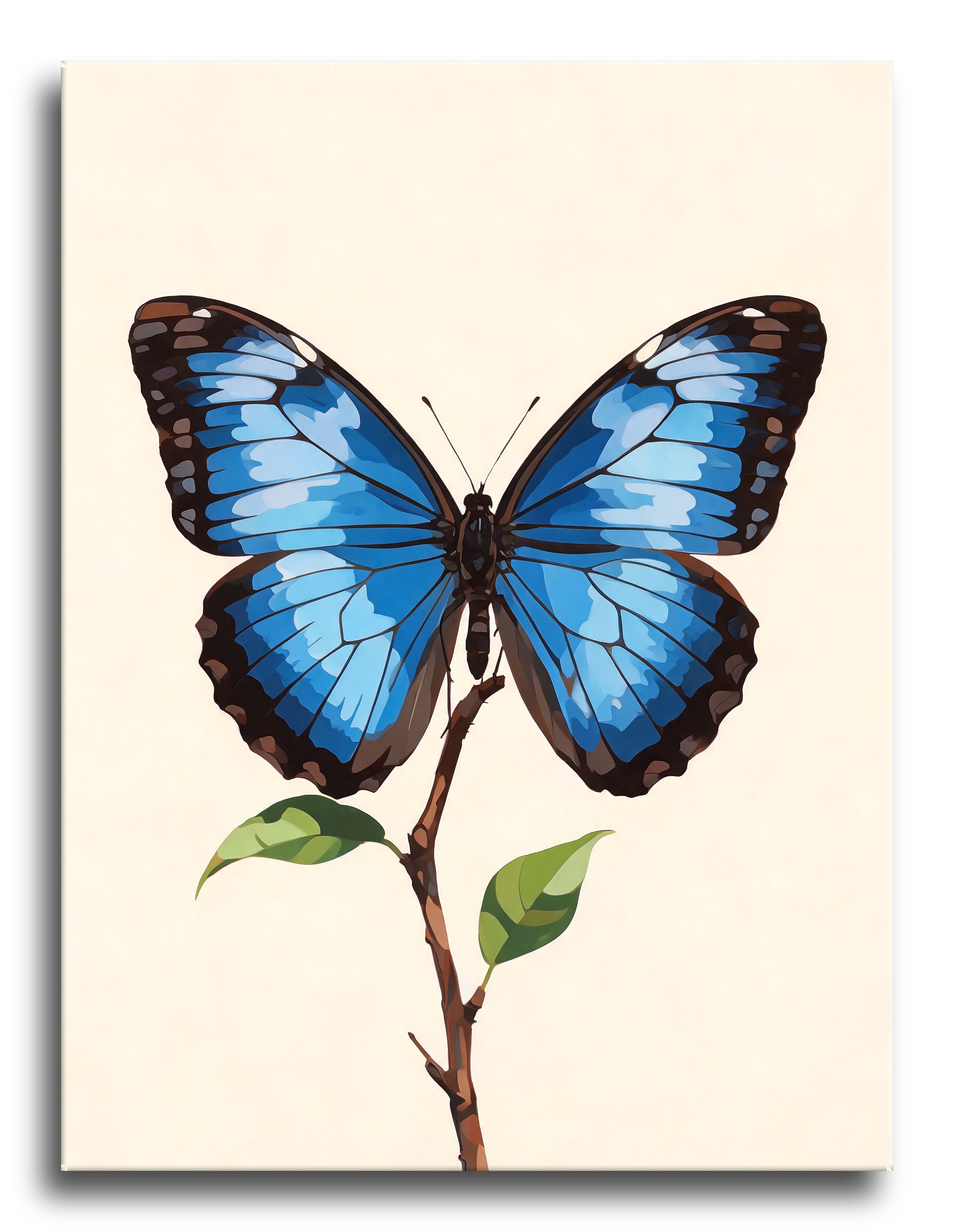 Blue Morpho Perch - Escape by Numbers