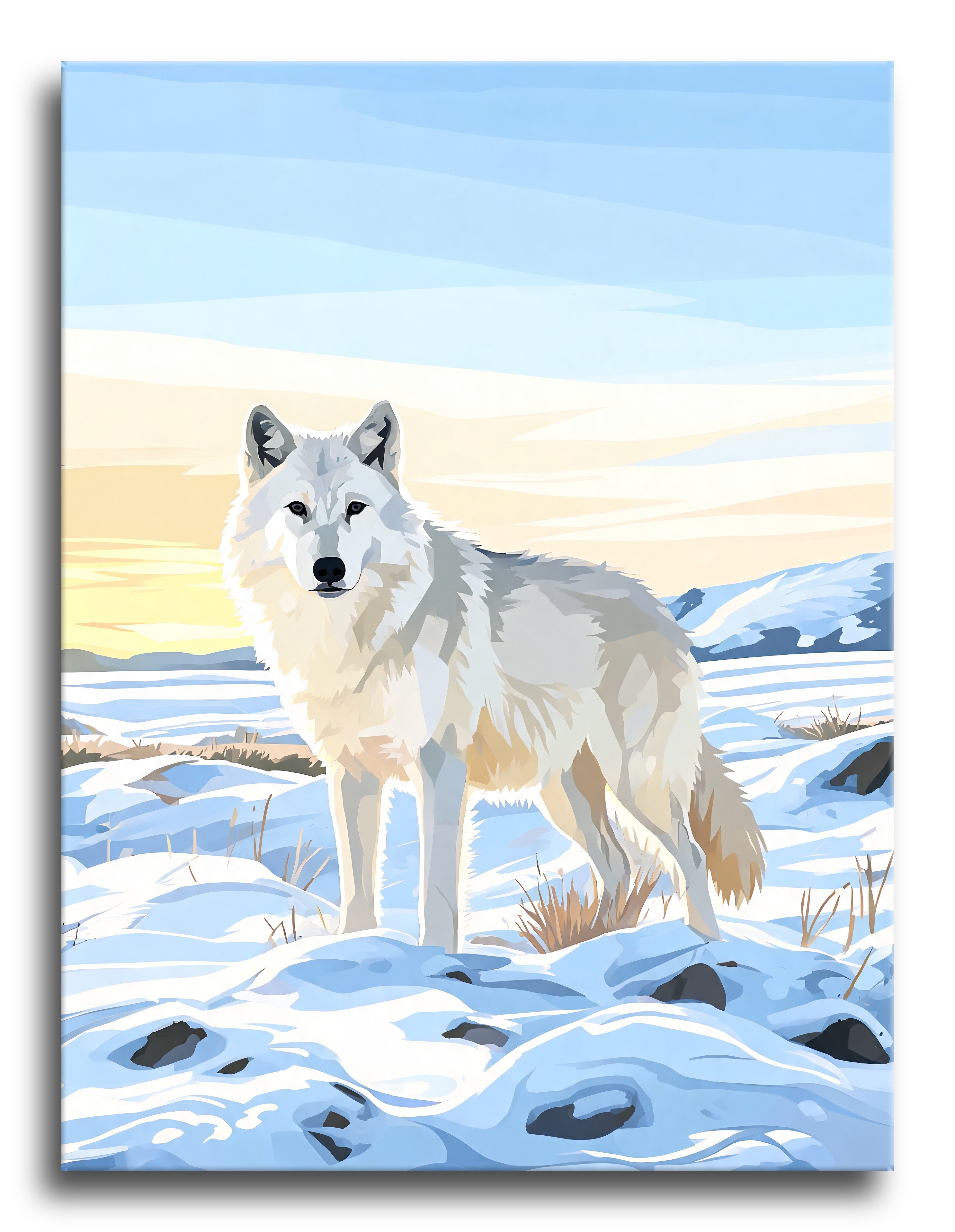 Arctic White Wolf - Escape by Numbers