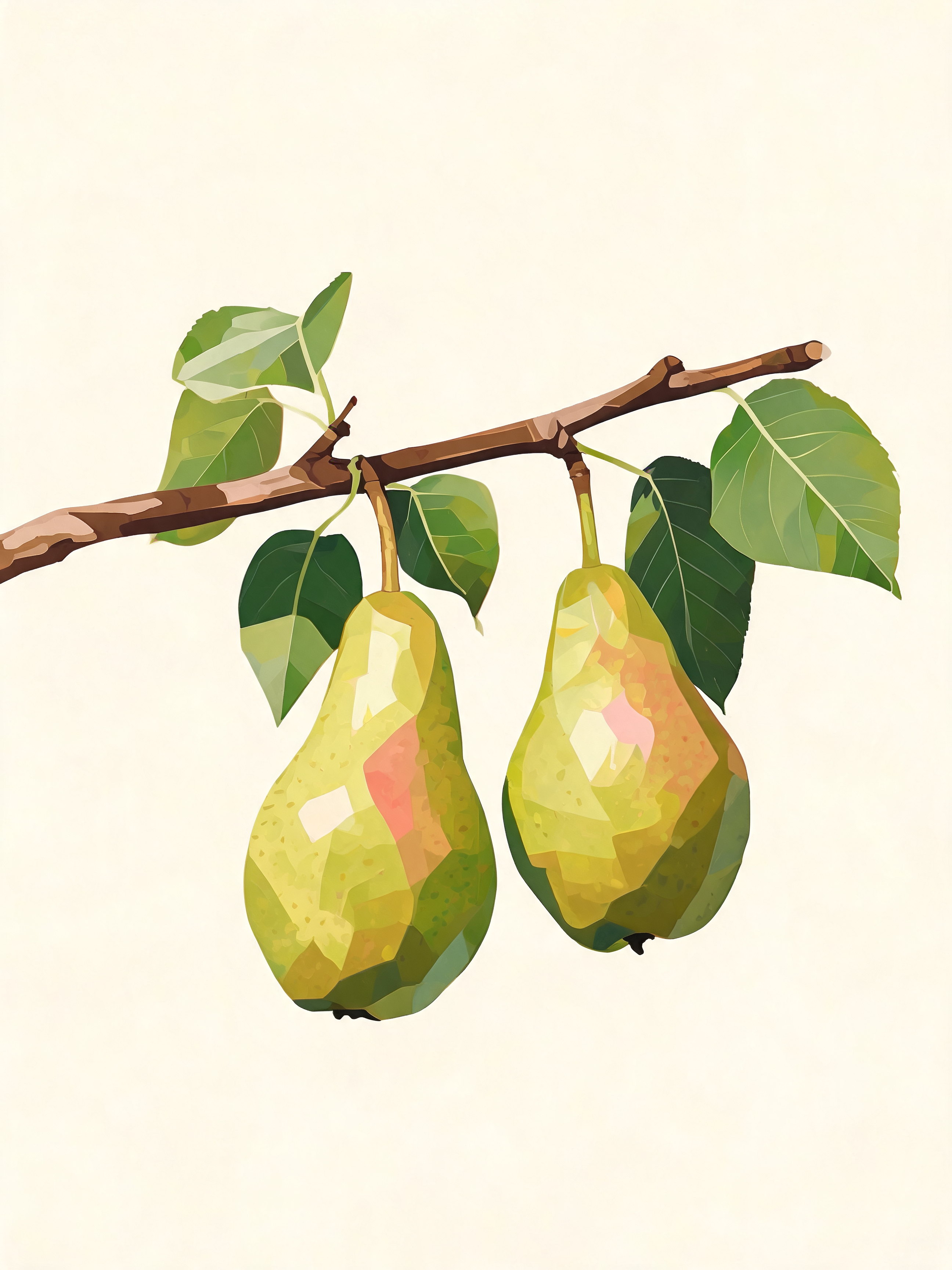 Amber Pear Bough - Escape by Numbers