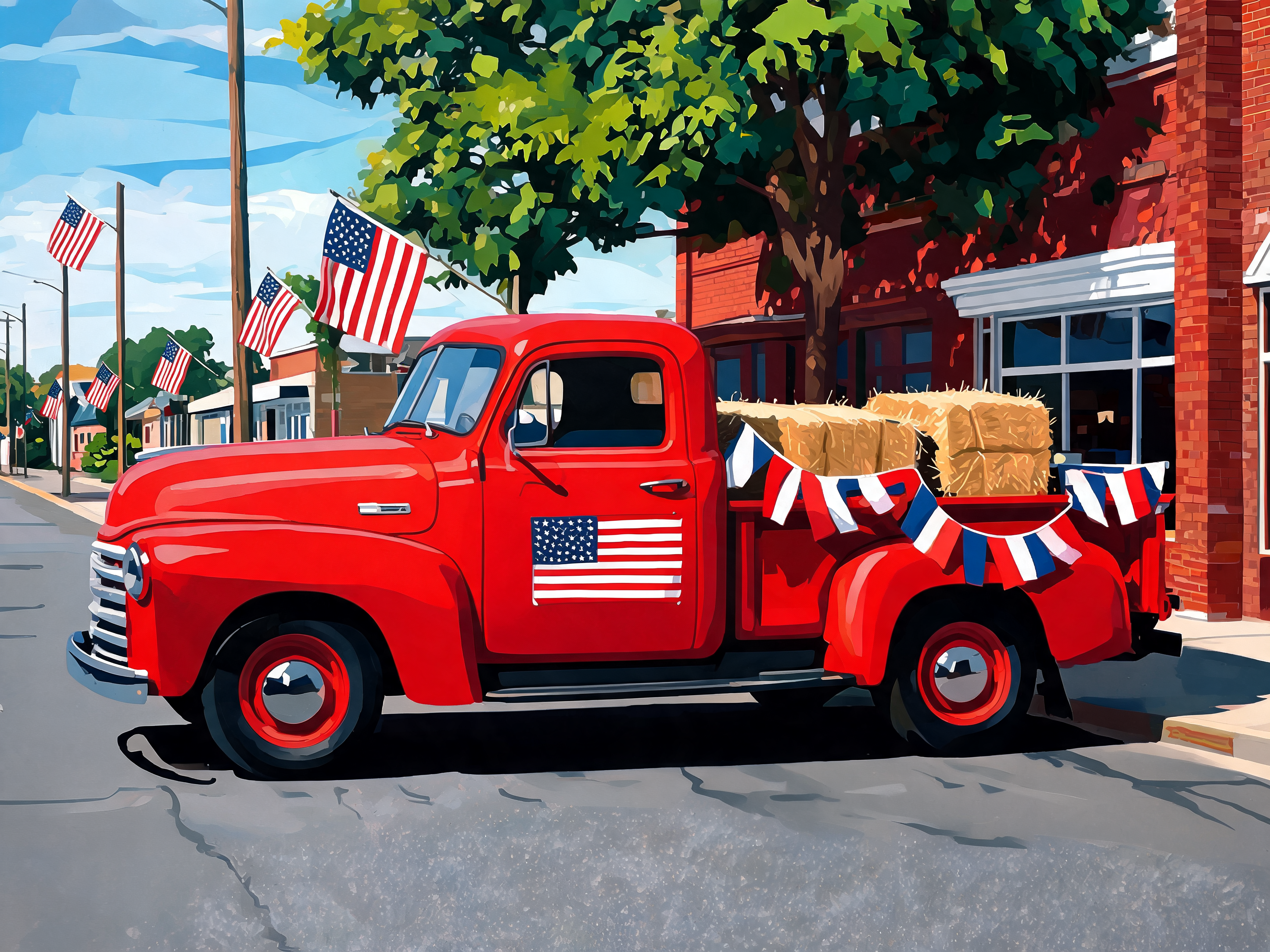 Vintage Parade Truck - Escape by Numbers