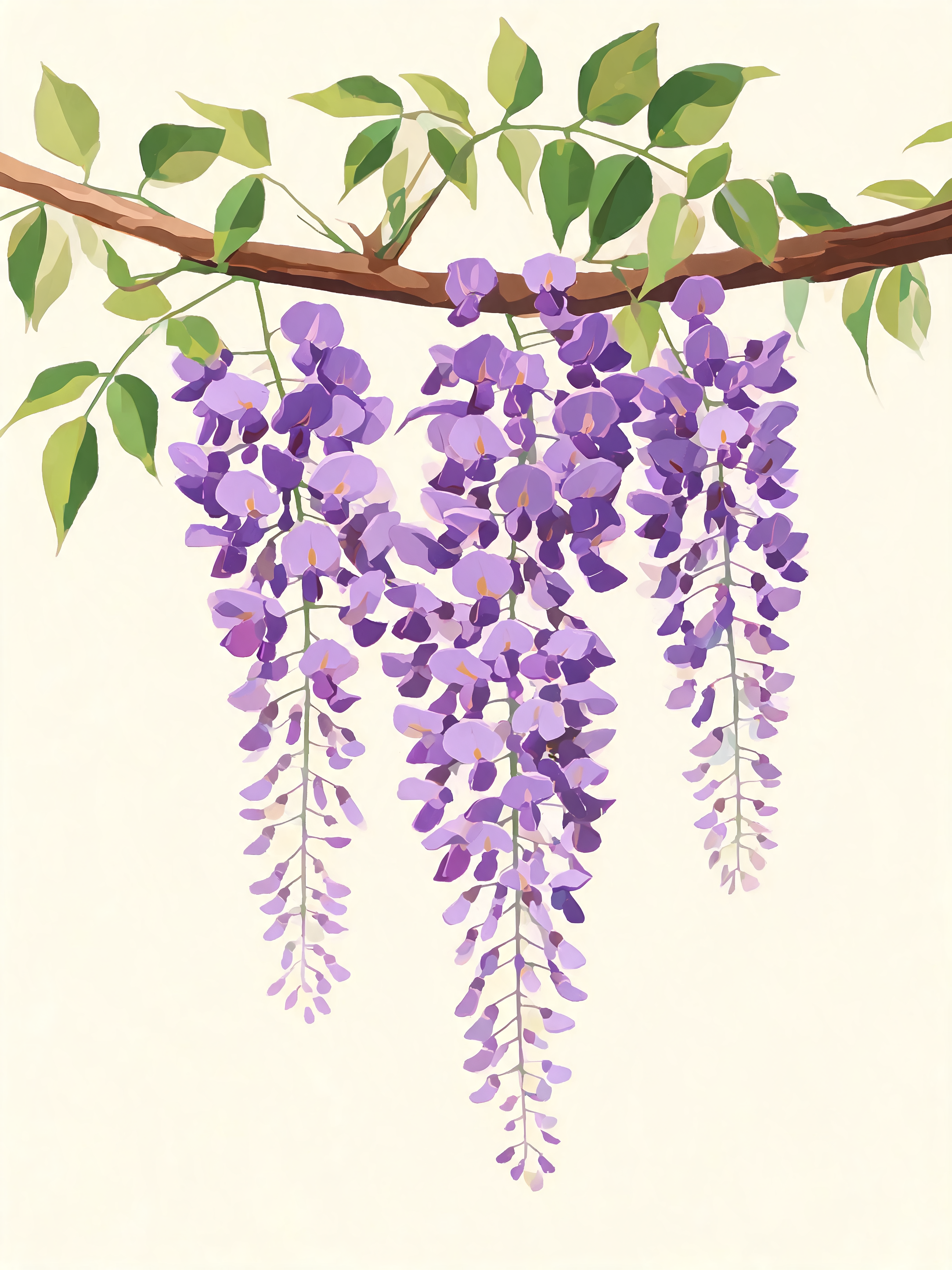 Cascading Wisteria - Escape by Numbers