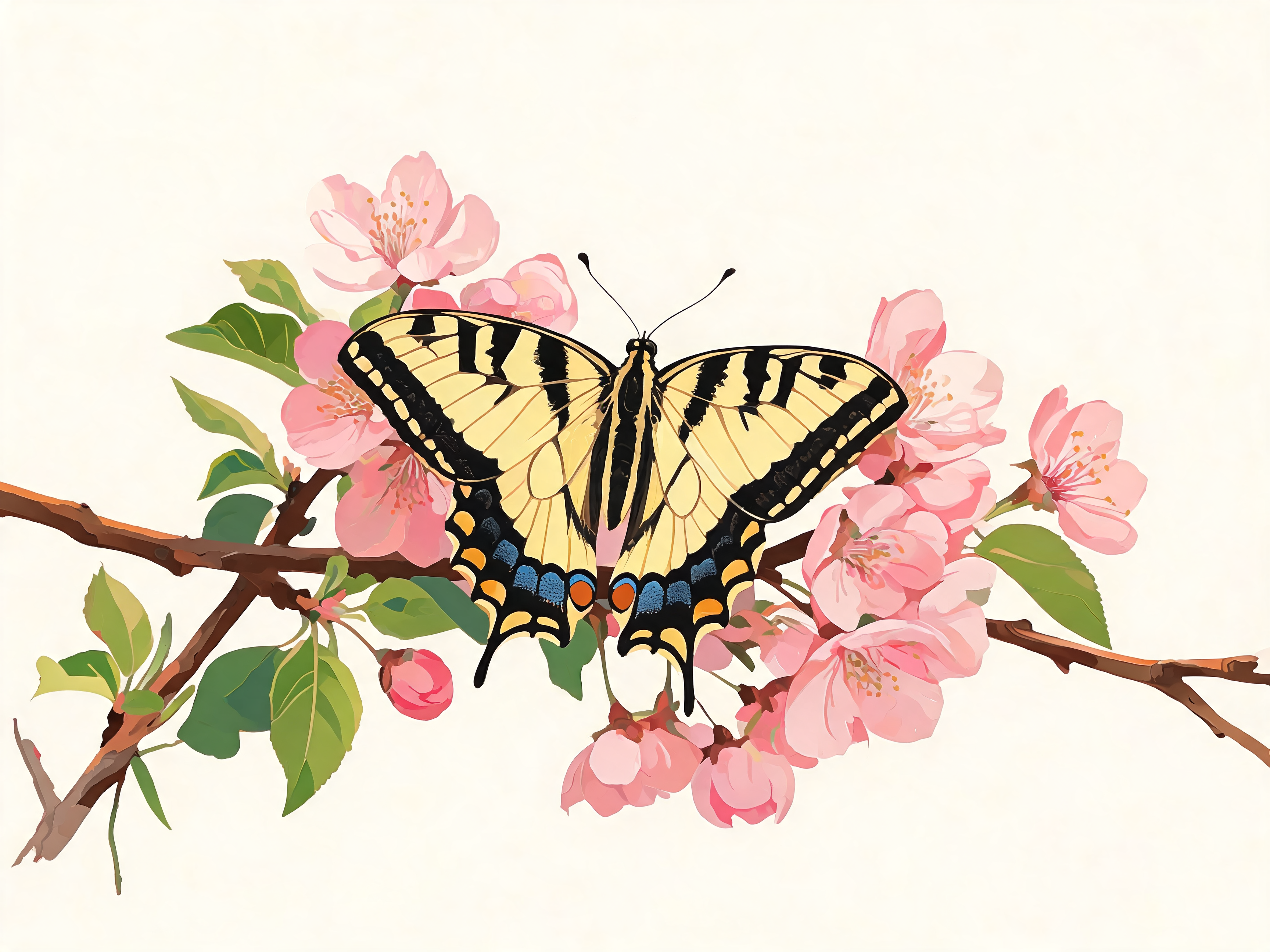 Tiger Swallowtail Bloom - Escape by Numbers