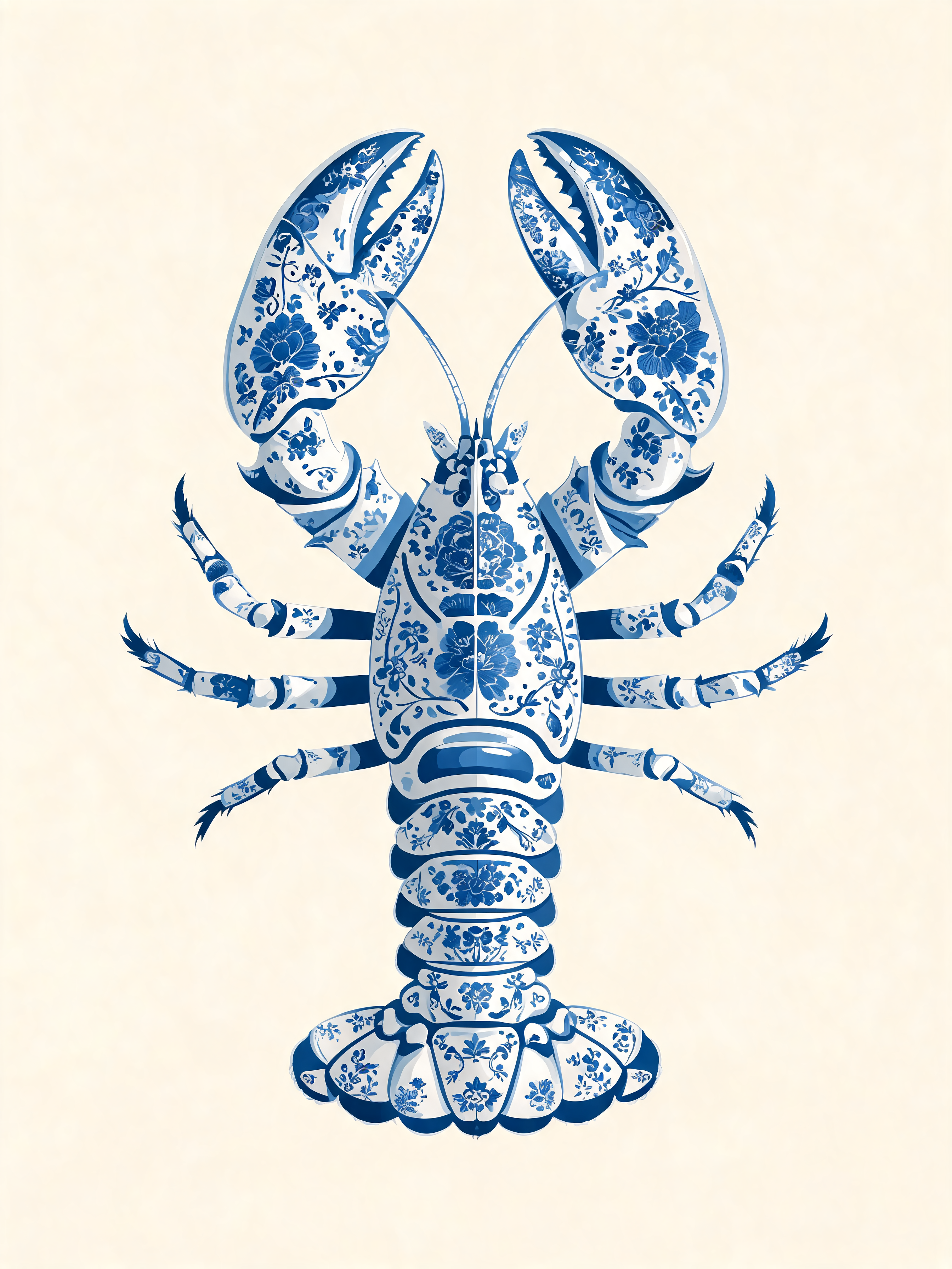 Porcelain Lobster - Escape by Numbers