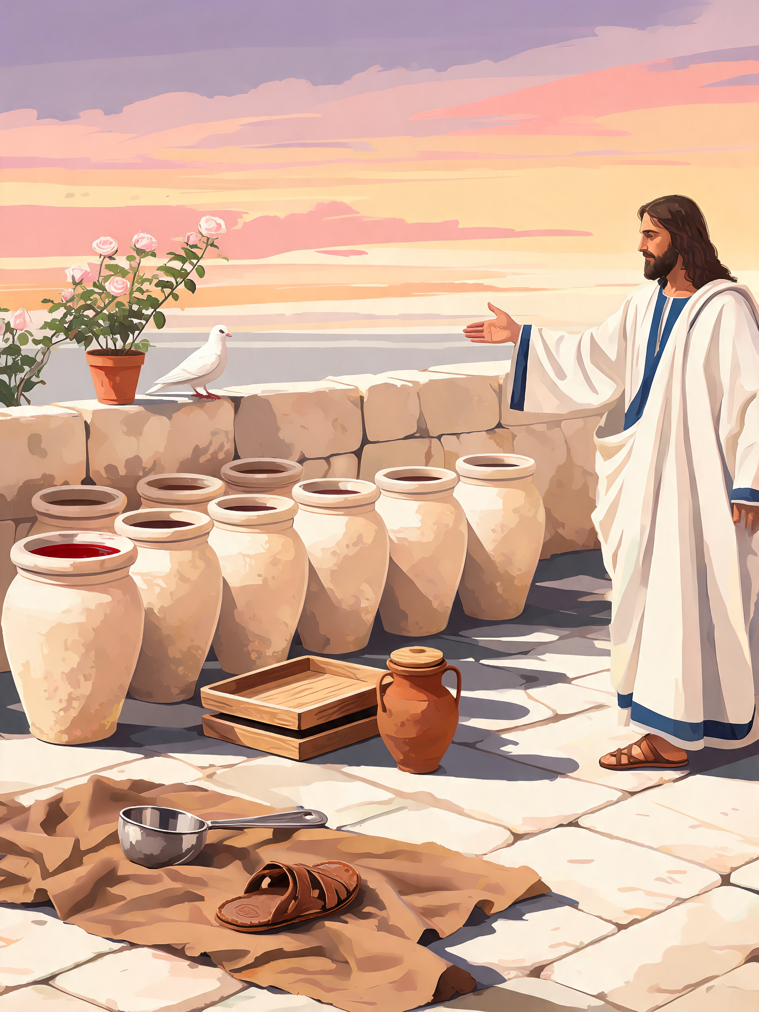 Stone Jars Courtyard