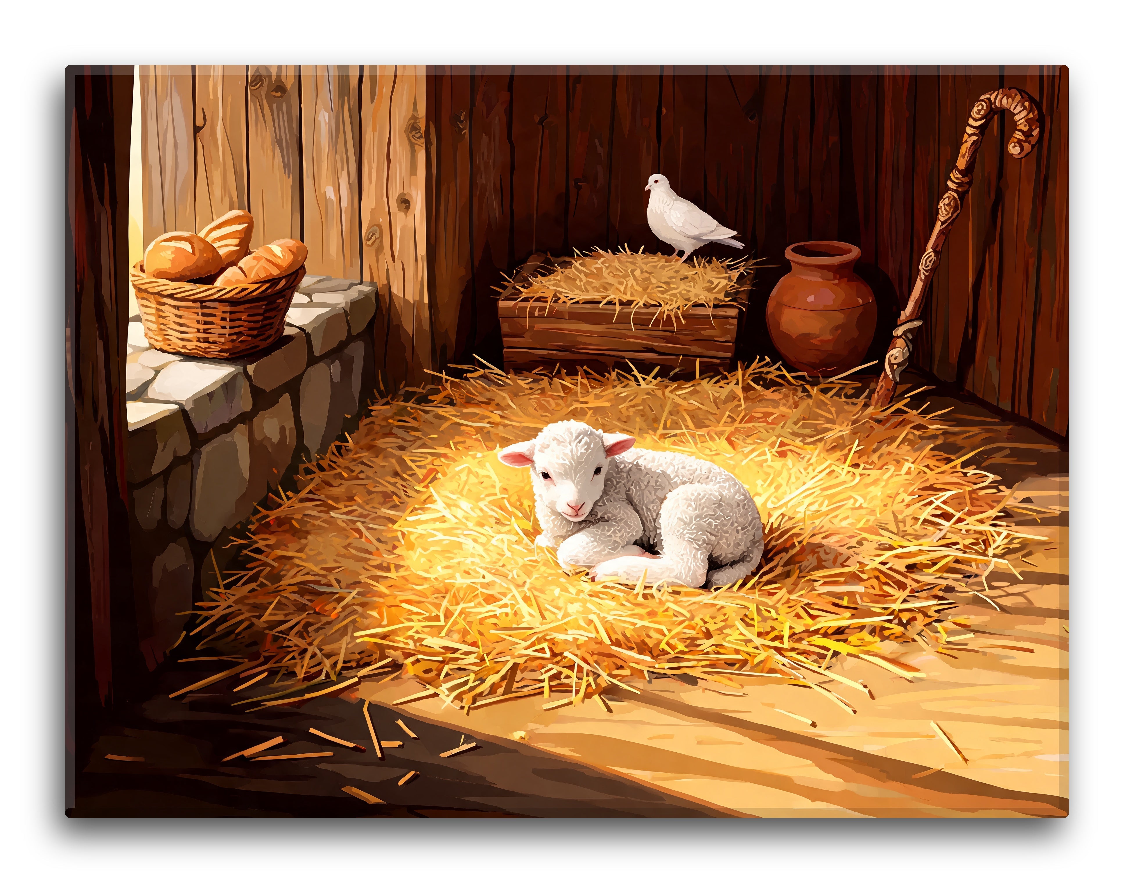 Straw Bed Lamb