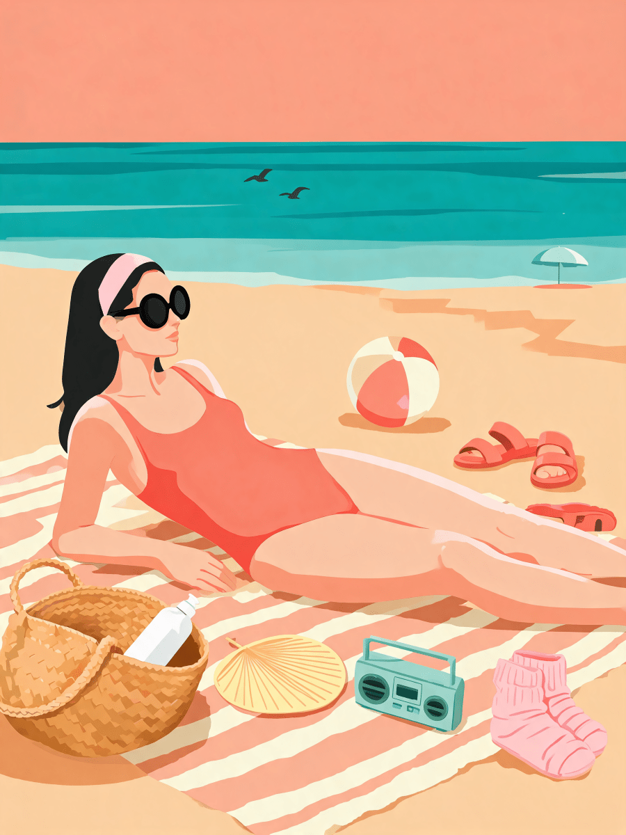 Sunlit Coast Cabana - Escape by Numbers