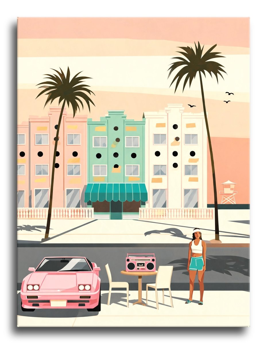 Sunlit Deco Promenade - Escape by Numbers