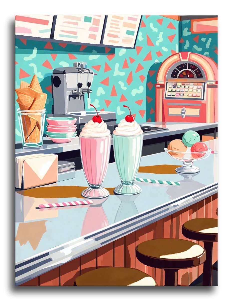 Sunlit Milkshake Parlor - Escape by Numbers
