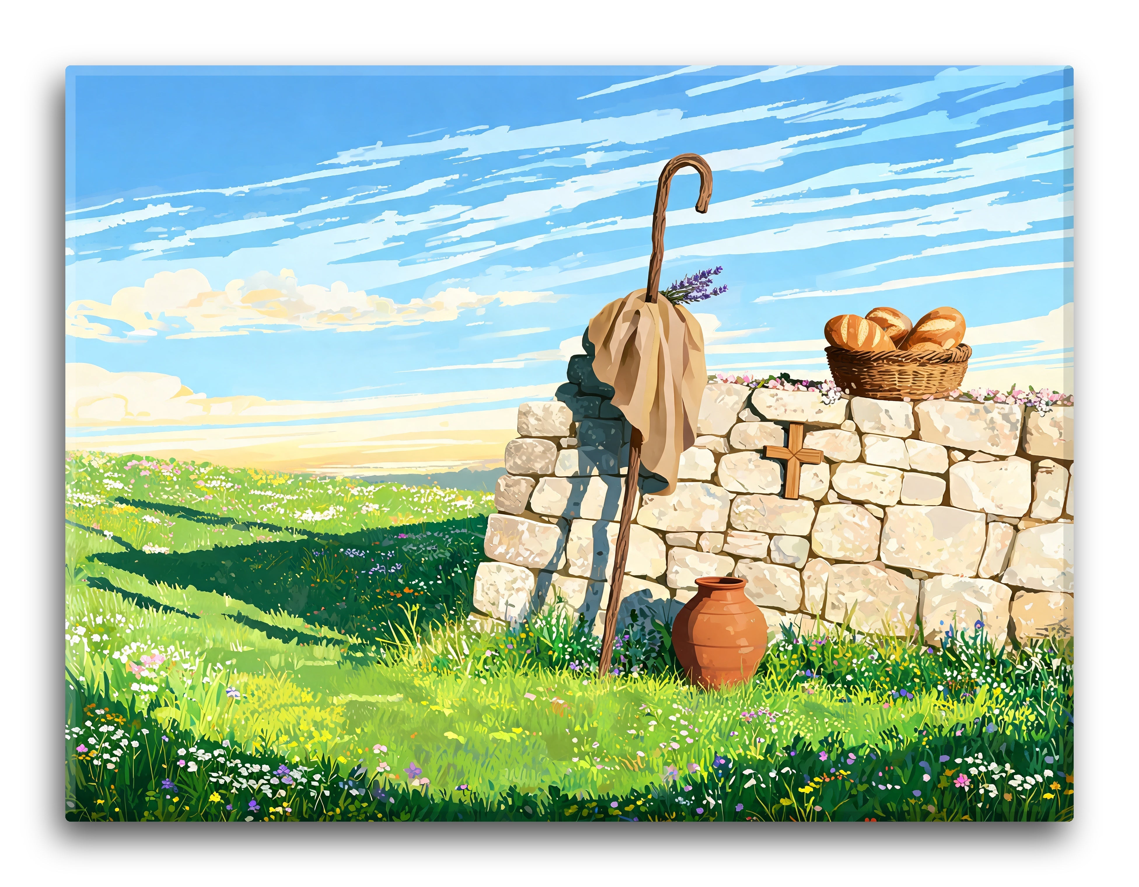 Sunlit Shepherd Staff