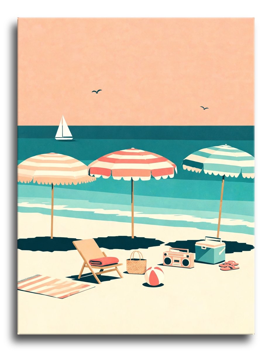 Sunlit Umbrella Coast - Escape by Numbers