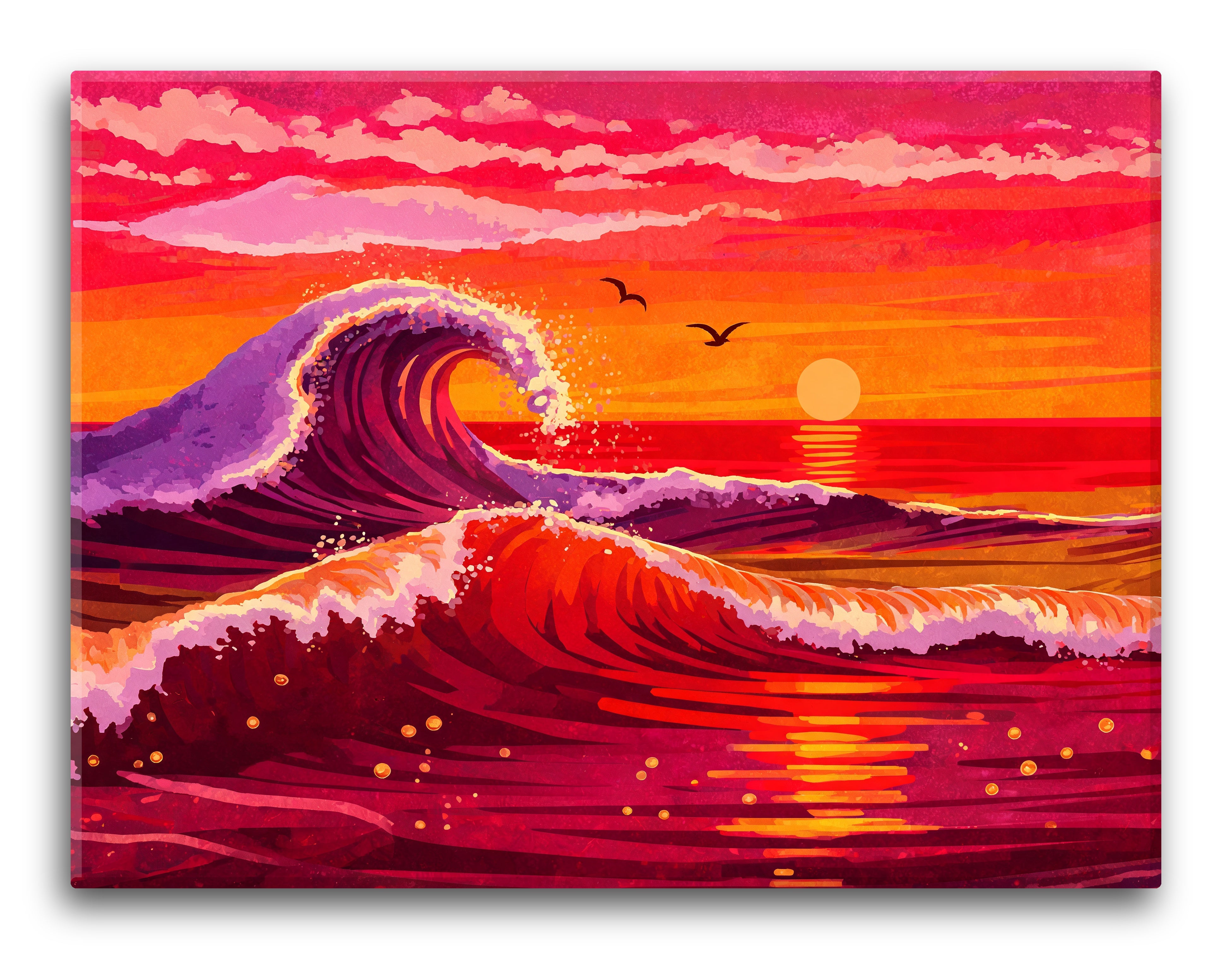 Sunset Wave Surge