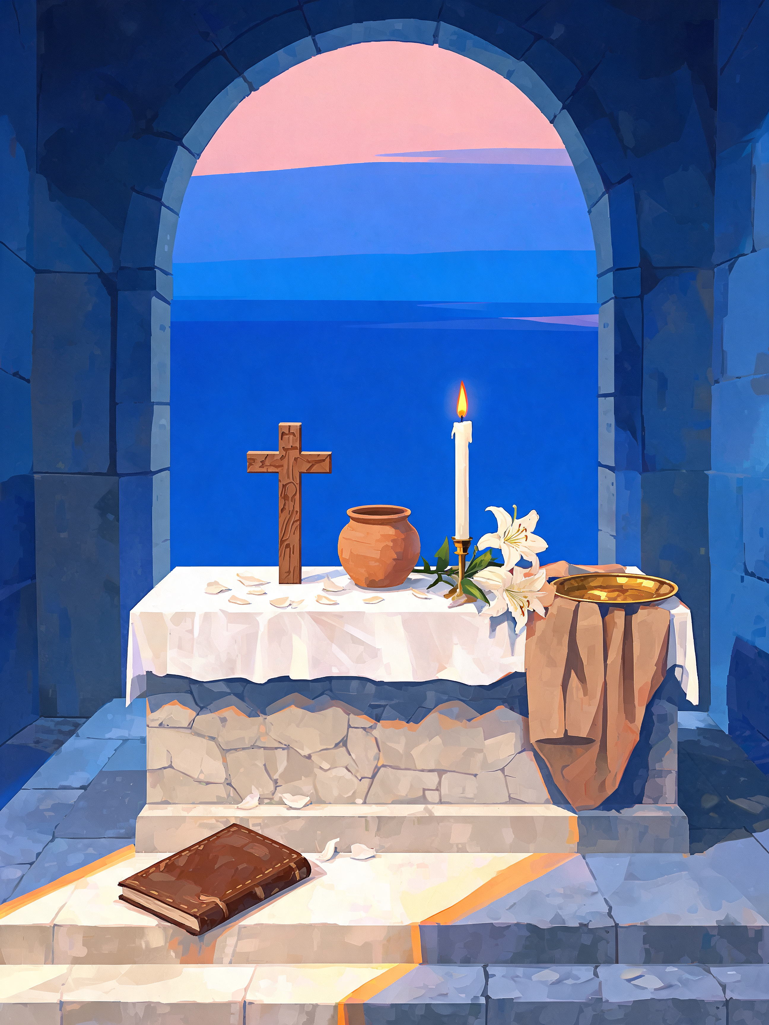 Taper On Altar