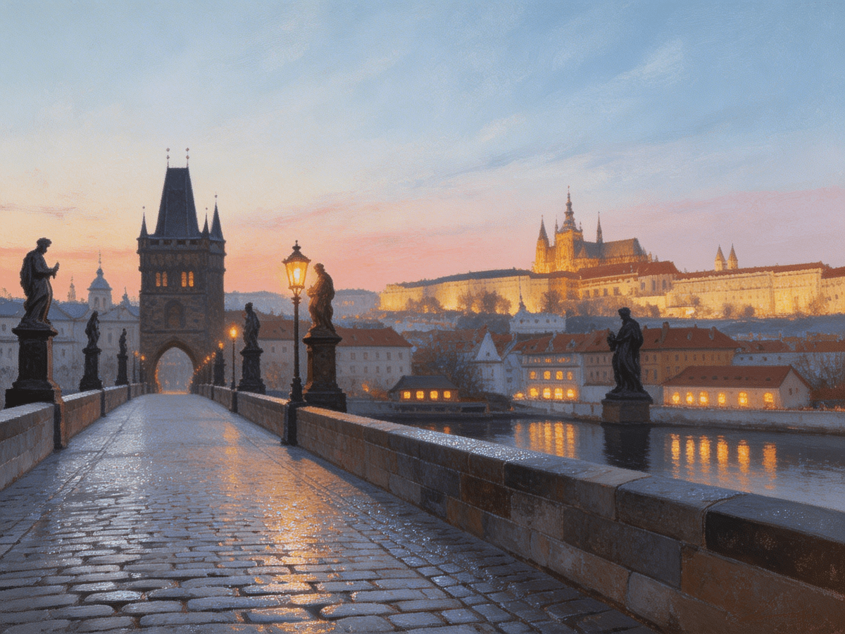 The Charles Bridge in Prague - Escape by Numbers