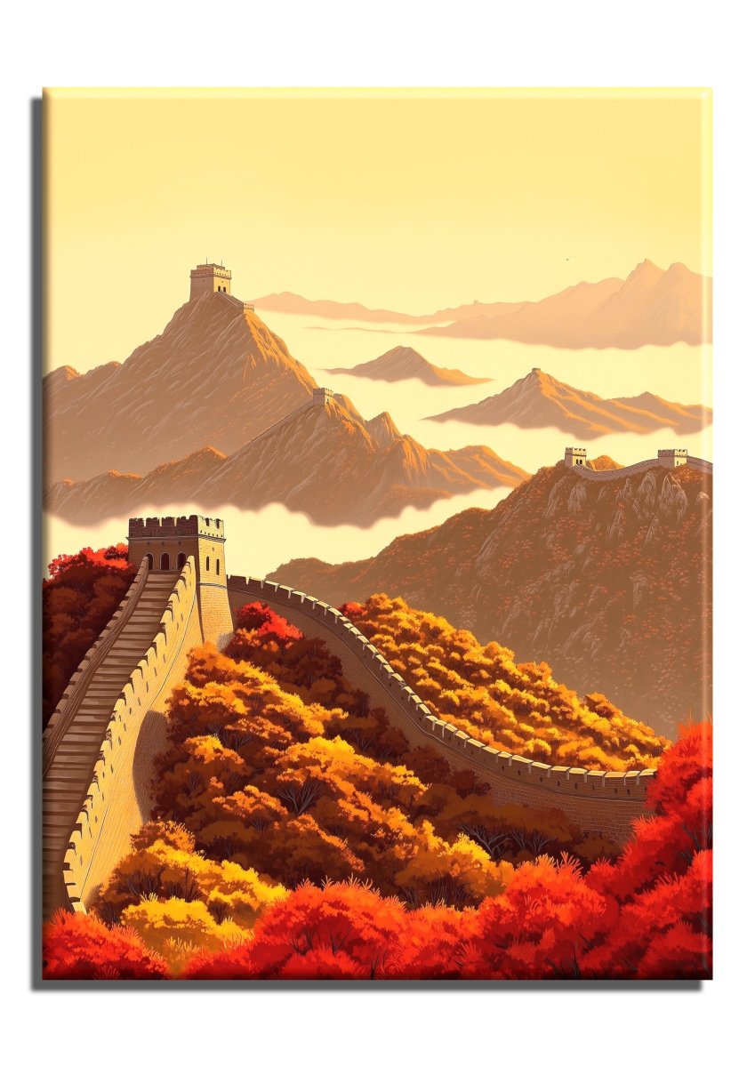 The Great Wall in Autumn - Escape by Numbers