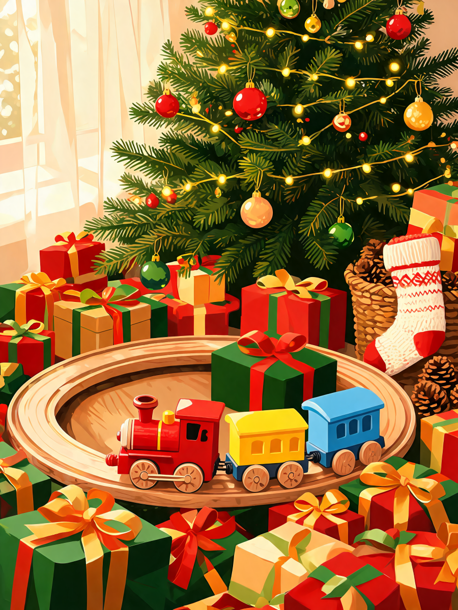 Toy Train Morning - Escape by Numbers