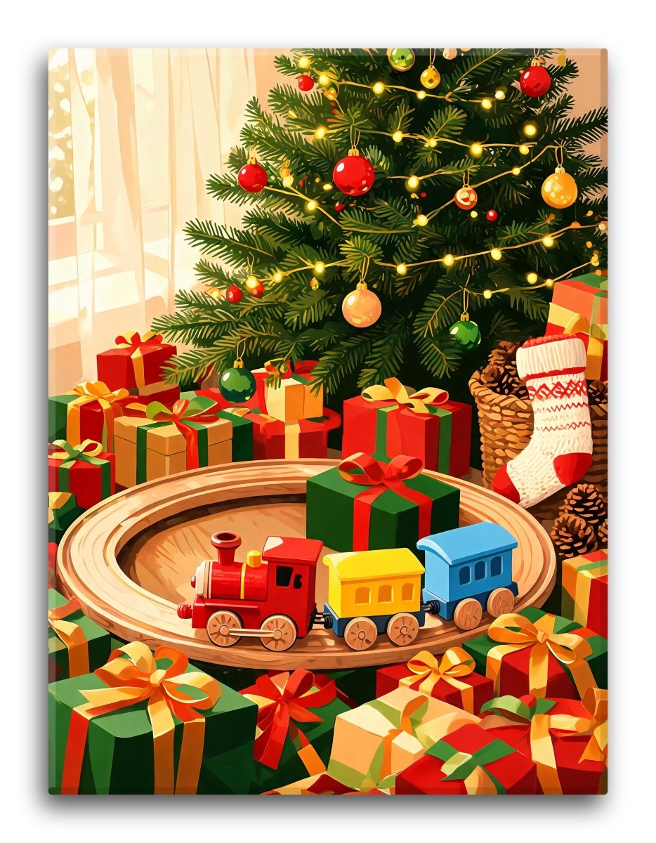Toy Train Morning - Escape by Numbers