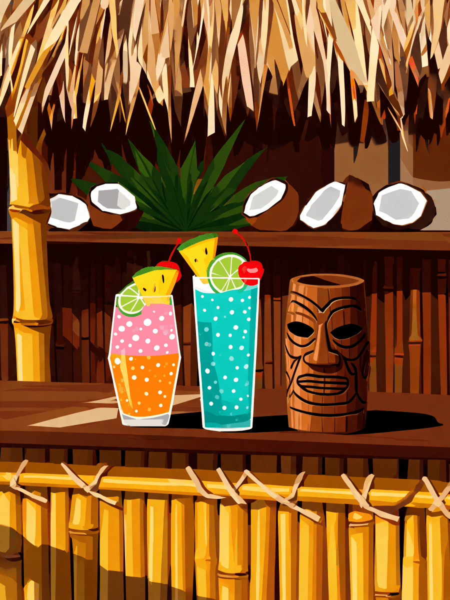 Tropic Tiki Counter - Escape by Numbers