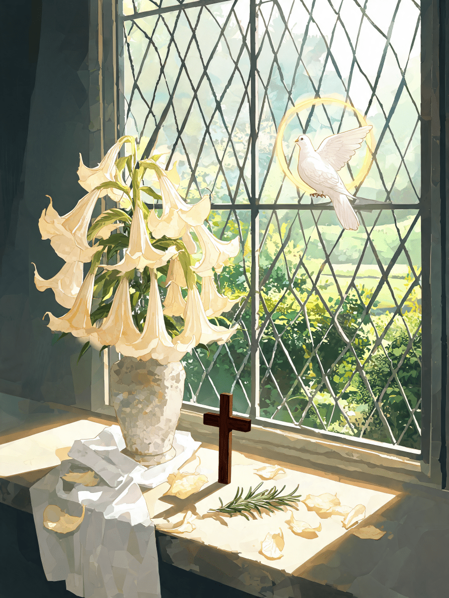 Trumpet Lily Vase - Escape by Numbers