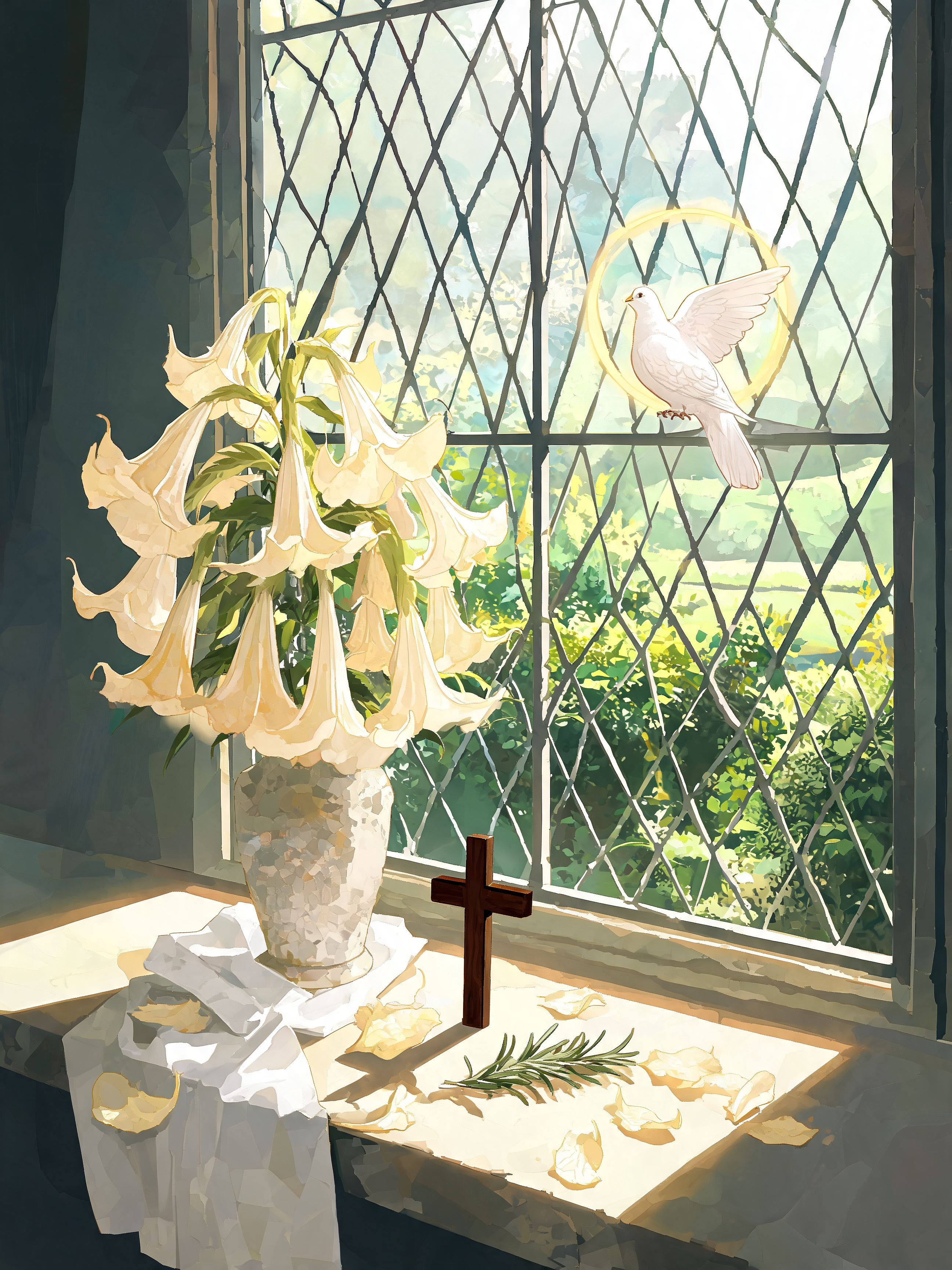 Trumpet Lily Vase