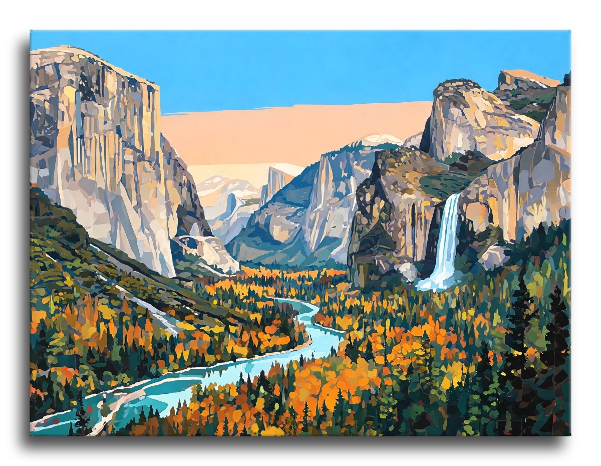 Tunnel View Autumn - Escape by Numbers