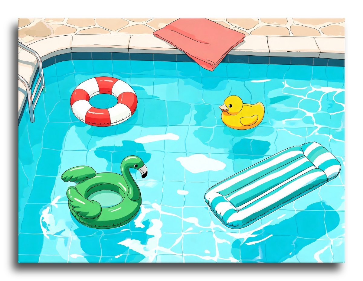 Turquoise Float Lagoon - Escape by Numbers