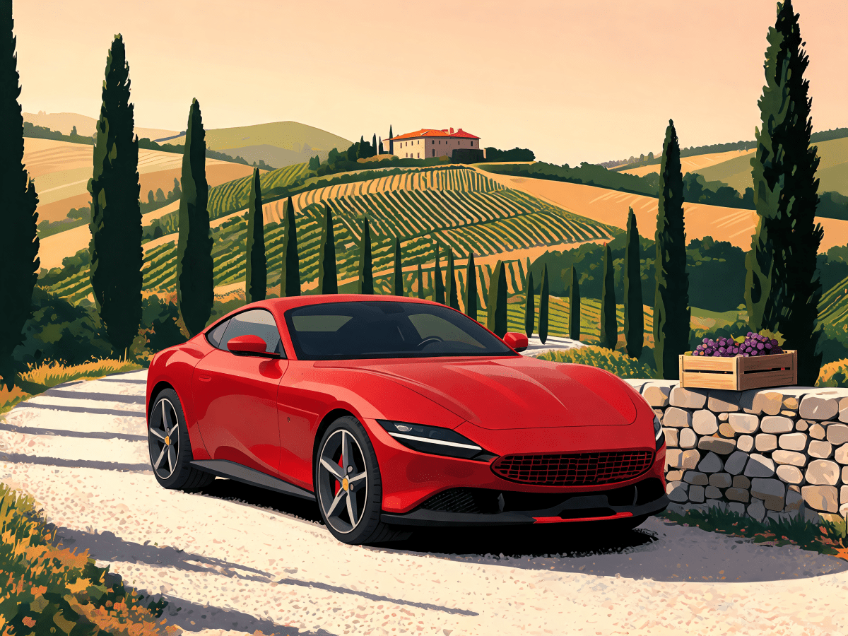 Tuscan Cypress Coupe - Escape by Numbers