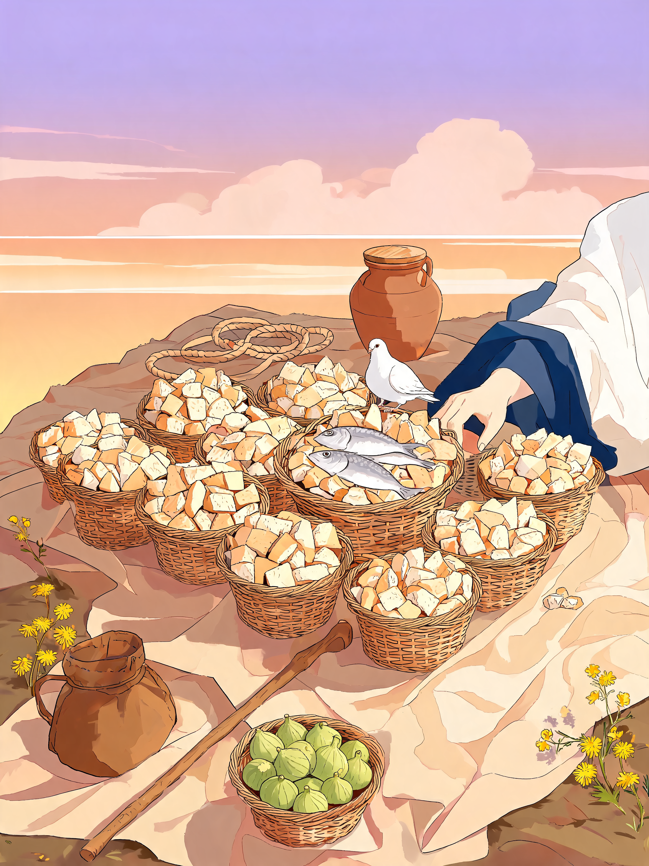Twelve Remaining Baskets