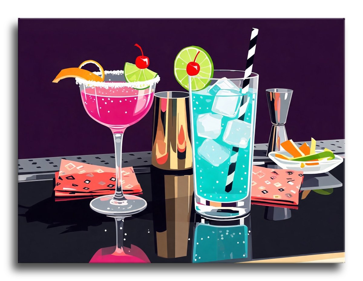 Twin Cocktail Bartop - Escape by Numbers
