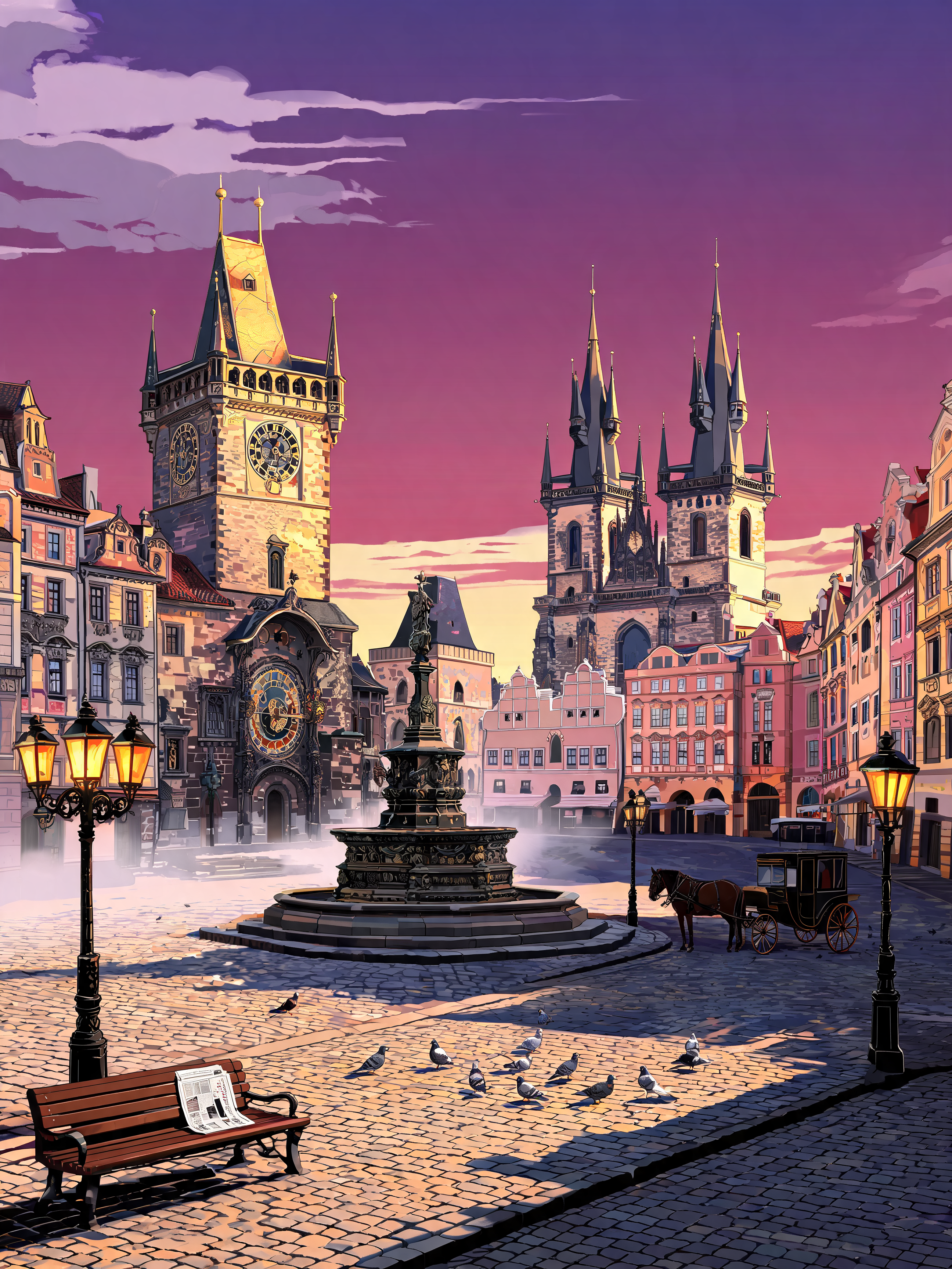 Tyn Spires Dawn