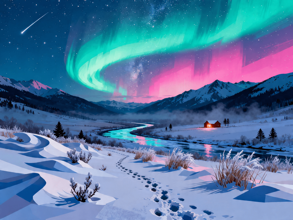 Valley River Aurora - Escape by Numbers