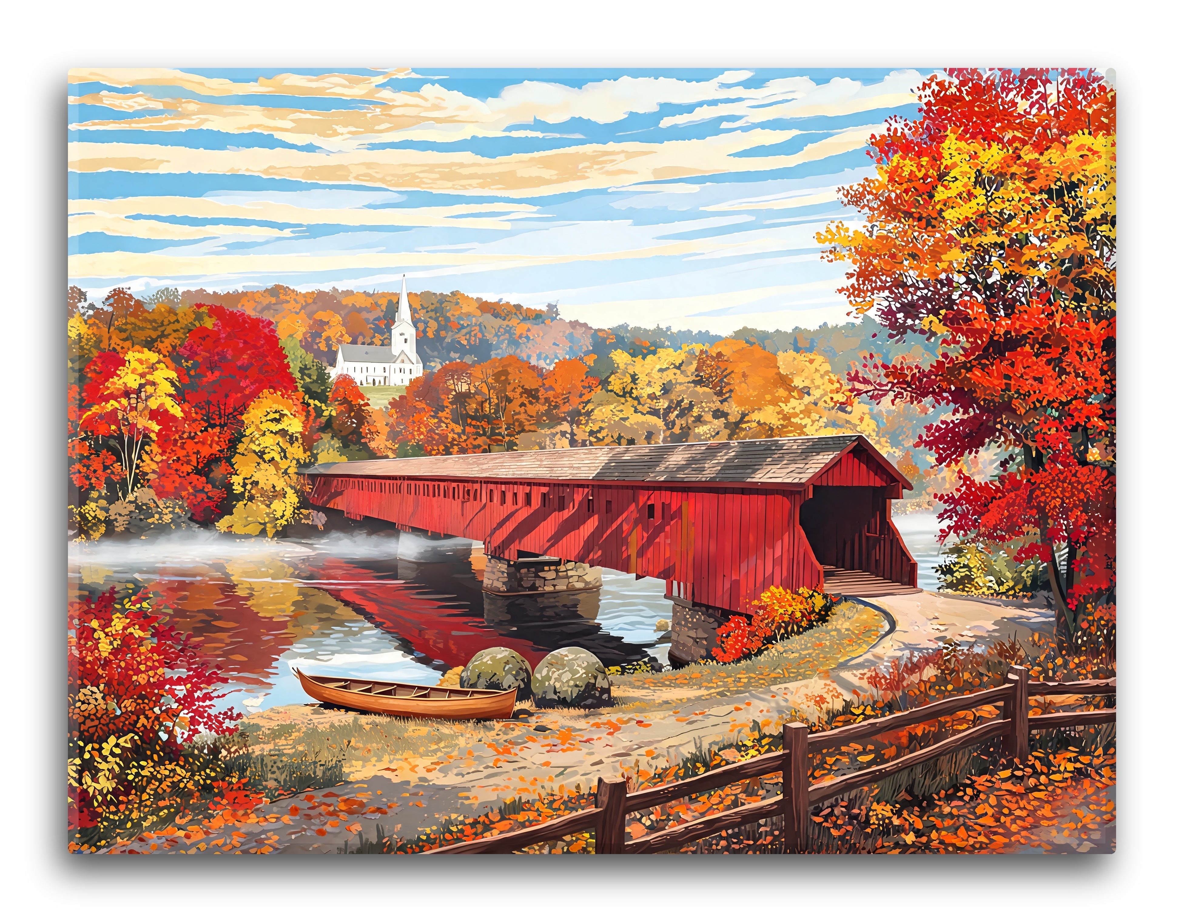 Vermont Autumn River