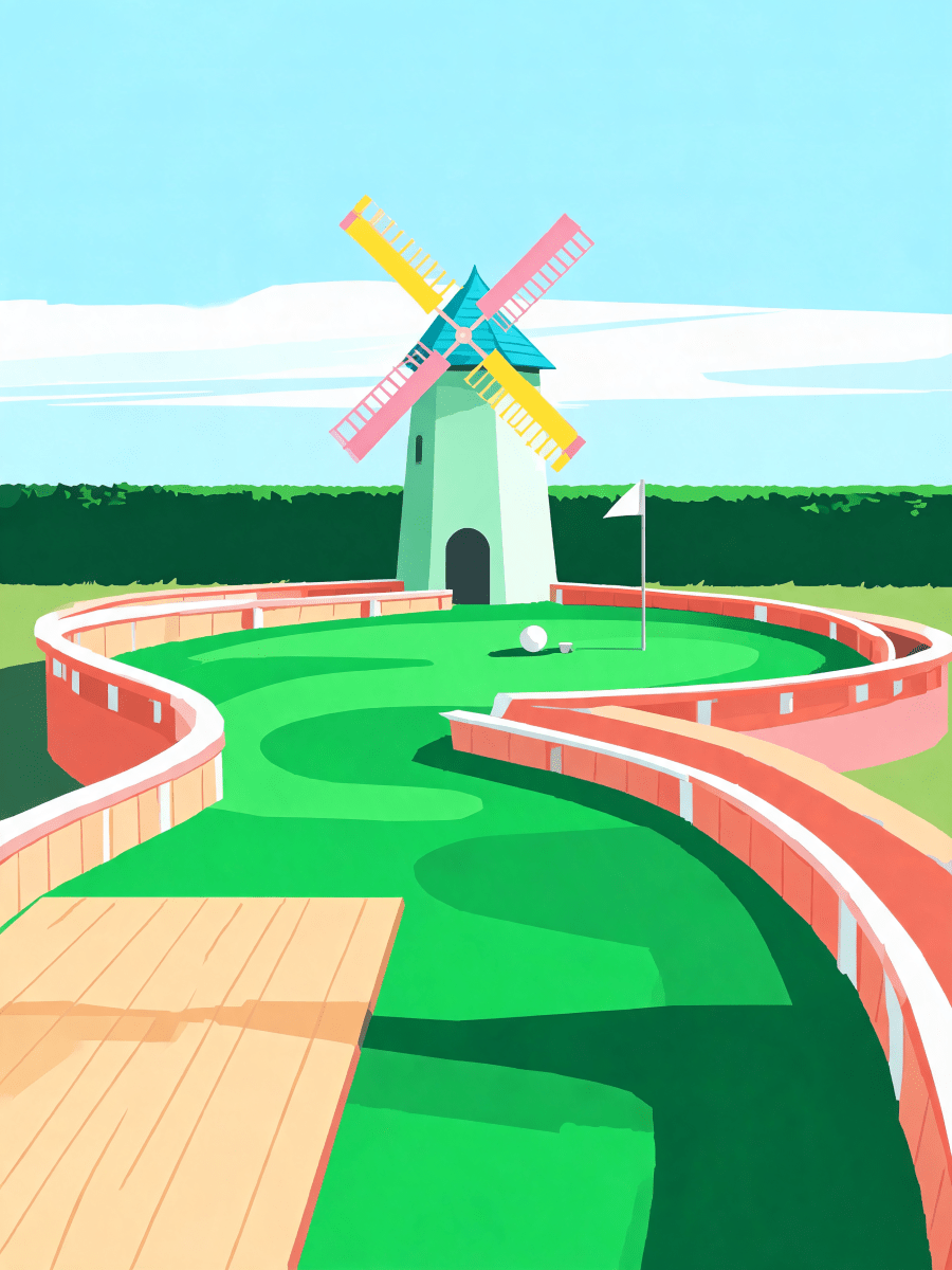 Windmill Putt Course - Escape by Numbers