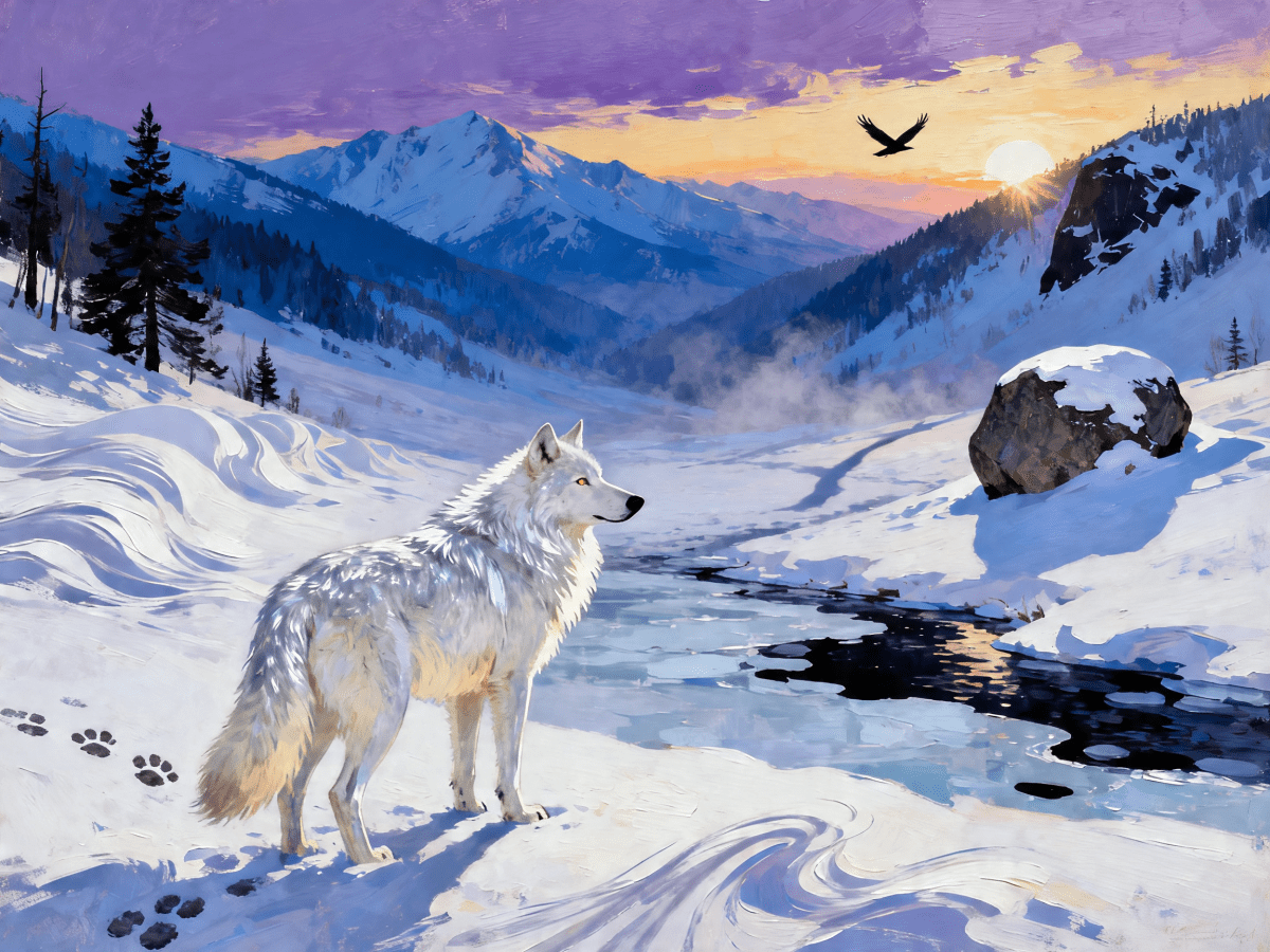 Wolf Sunset Valley - Escape by Numbers