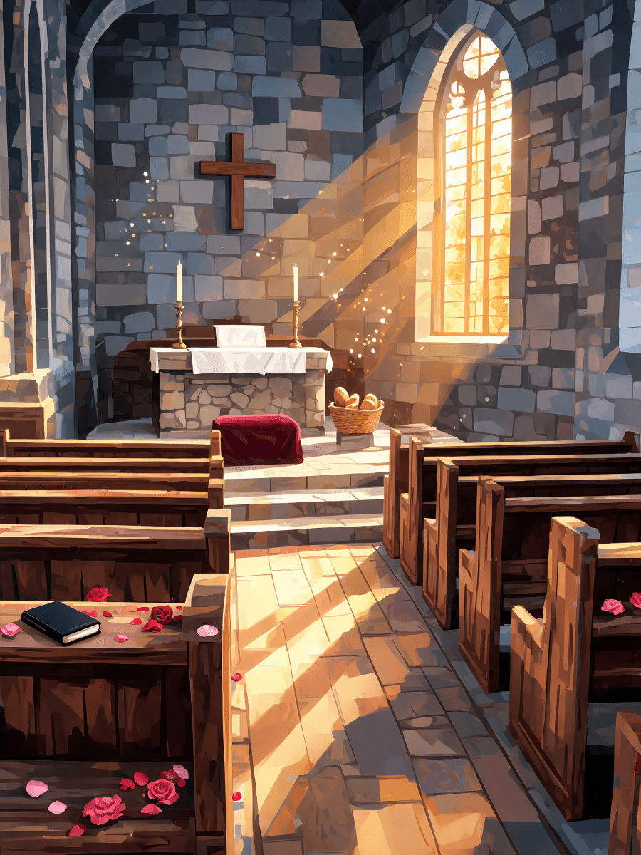 Wooden Pew Chapel - Escape by Numbers