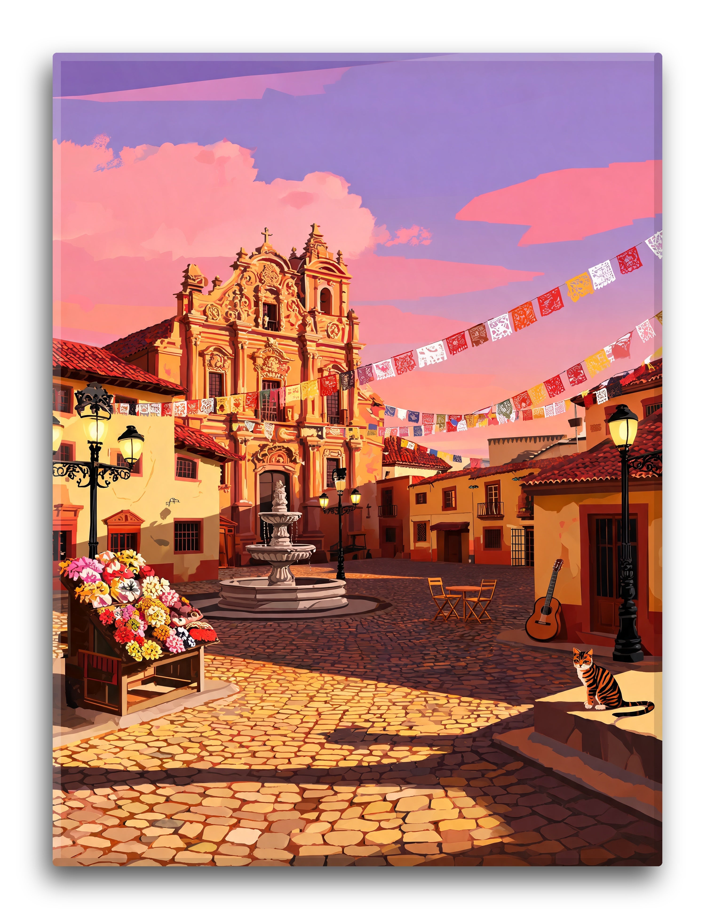 Yellow Colonial Plaza